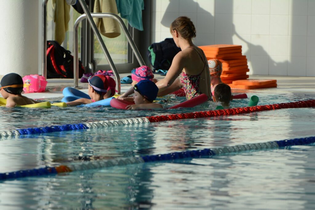 zwemles beweegbare bodem